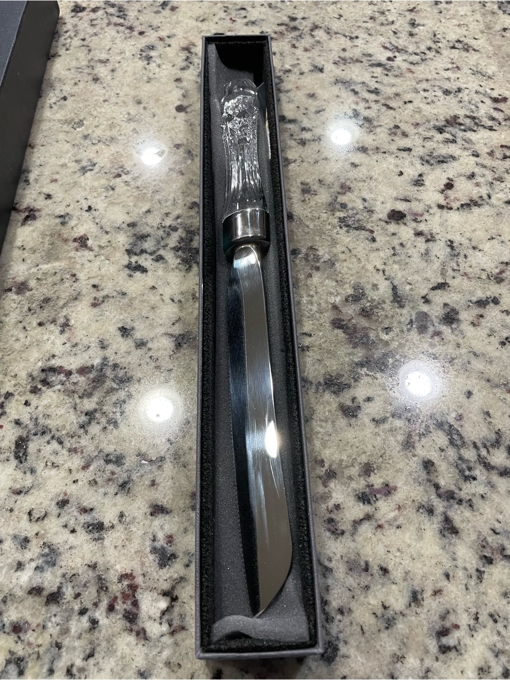 Waterford Lismore Crystal Bridal knife.